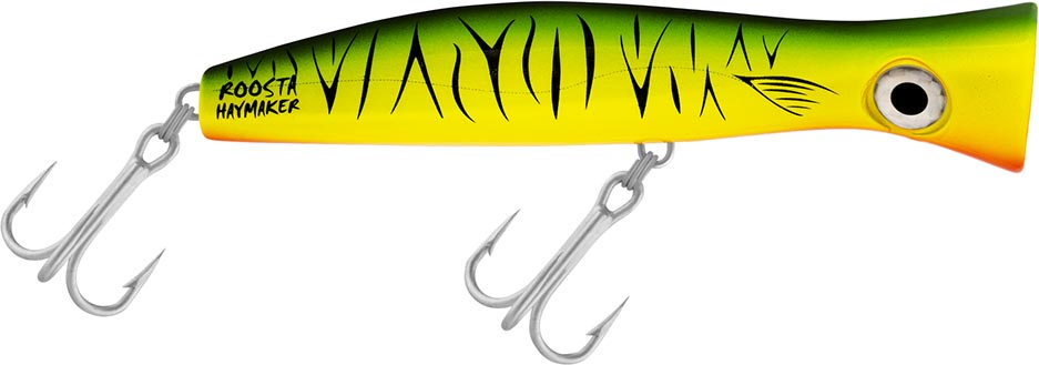 Halco Roosta Popper 195 Haymaker Fishing Lure - Saltwater Popper For Mackerel & Trevally