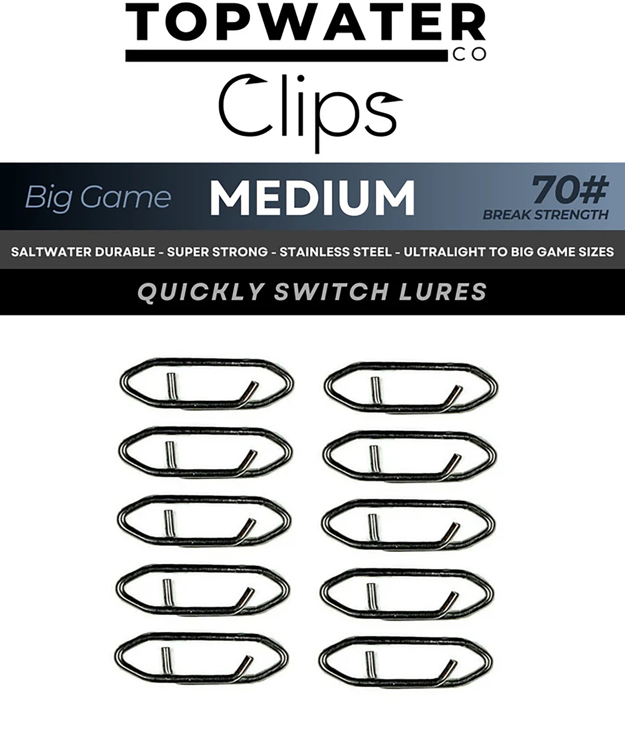 Topwater Co Speed Clips