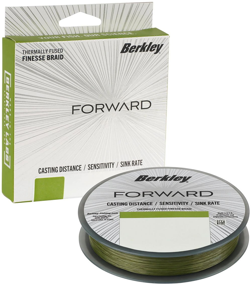 Berkley Forward Finesse Low-Vis Green Braid – 150 Yard Spool