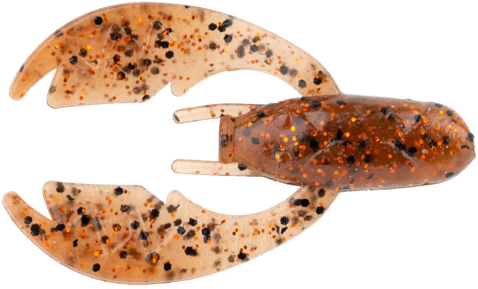 Leurre Souple NetBait Tiny Paca Craw - Lot De 8, Noir/Bleu, Pour Pêche Carnassier