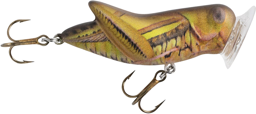 crickhopper fishing lures Rebel  Feathers & Antlers Outdoors Backed by two razor Rebel Crickhopper - Matte Brown