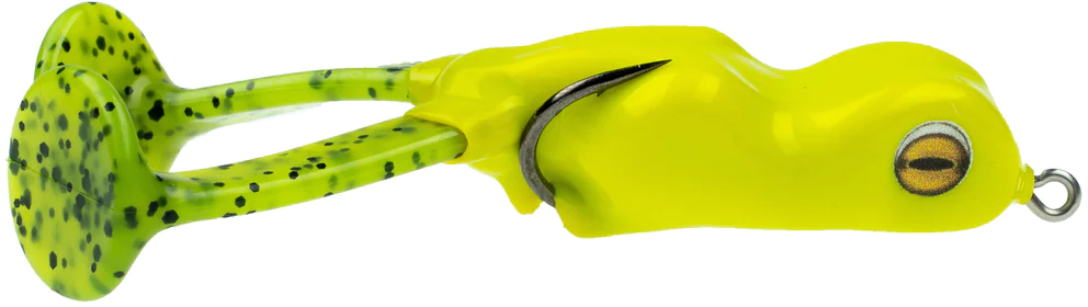 Color:Chartreuse:Scum Frog Big Foot Frog - 3/8 oz