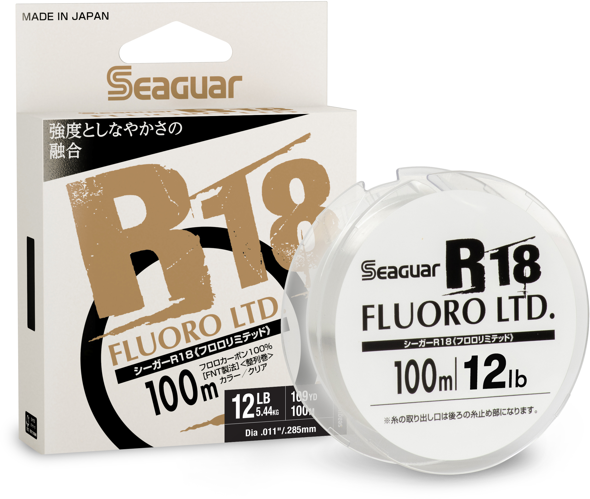 Seaguar JDM R18 Fluoro – 109 Yard Spool