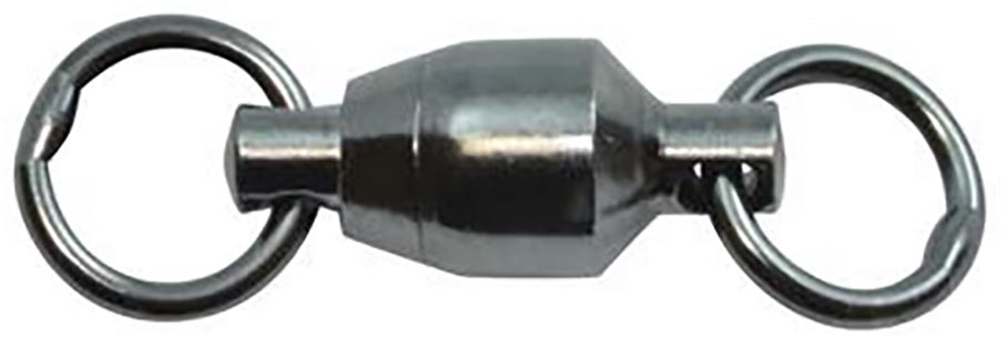 SPRO Ball Bearing Swivel w/2 Welded Rings – NS Black Finish