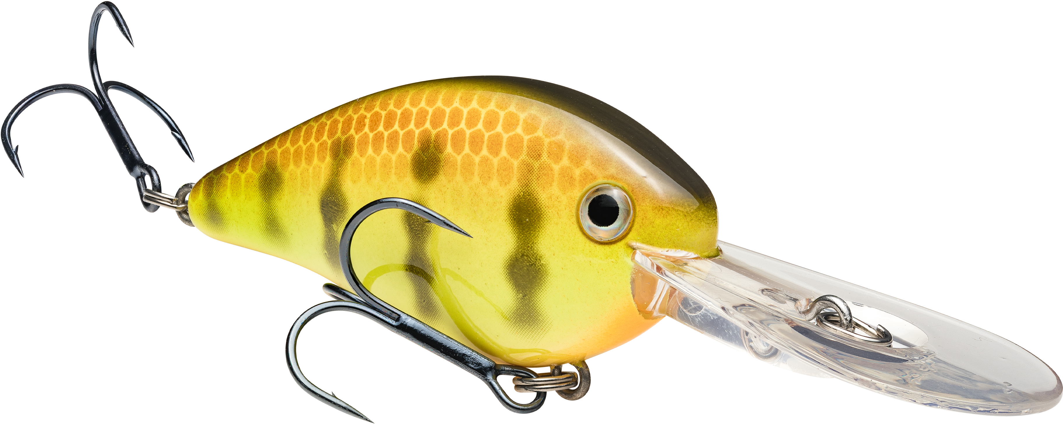 Strike King KVD Squarebill 1.5 Crankbait in Chartreuse Sexy Shad | Shallow Runner