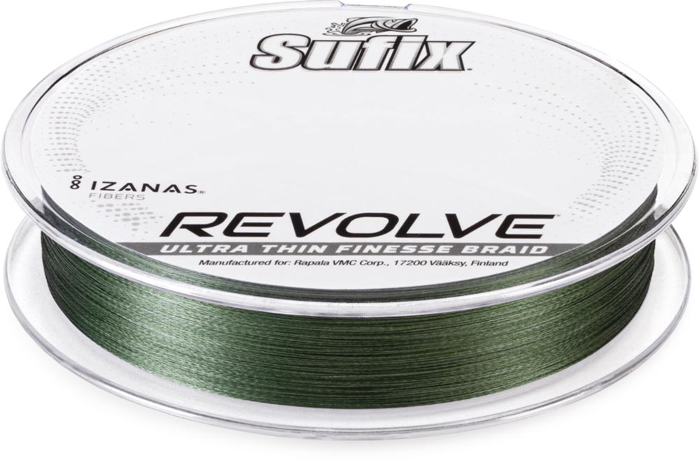 Sufix Revolve Low-Vis Green Braid – 200 Yards