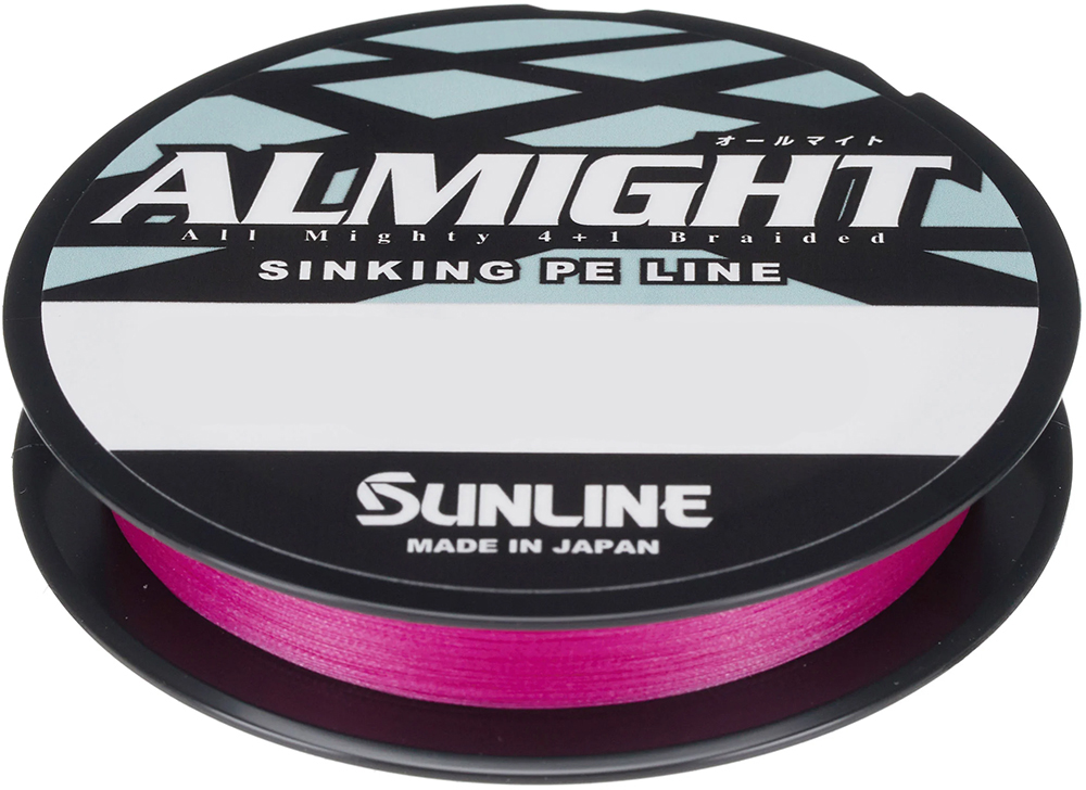 Sunline Almight HSG Pink Braided Line Standard Spools – 165 Yards