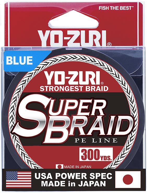 Yo-Zuri SuperBraid Blue – 300 Yard Spool