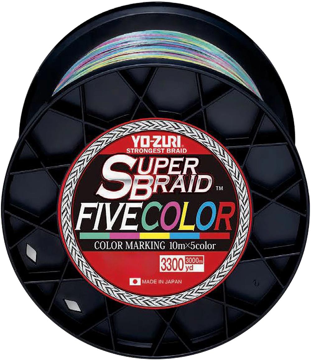Yo-Zuri Super Braid Five Color – 3300 Yards