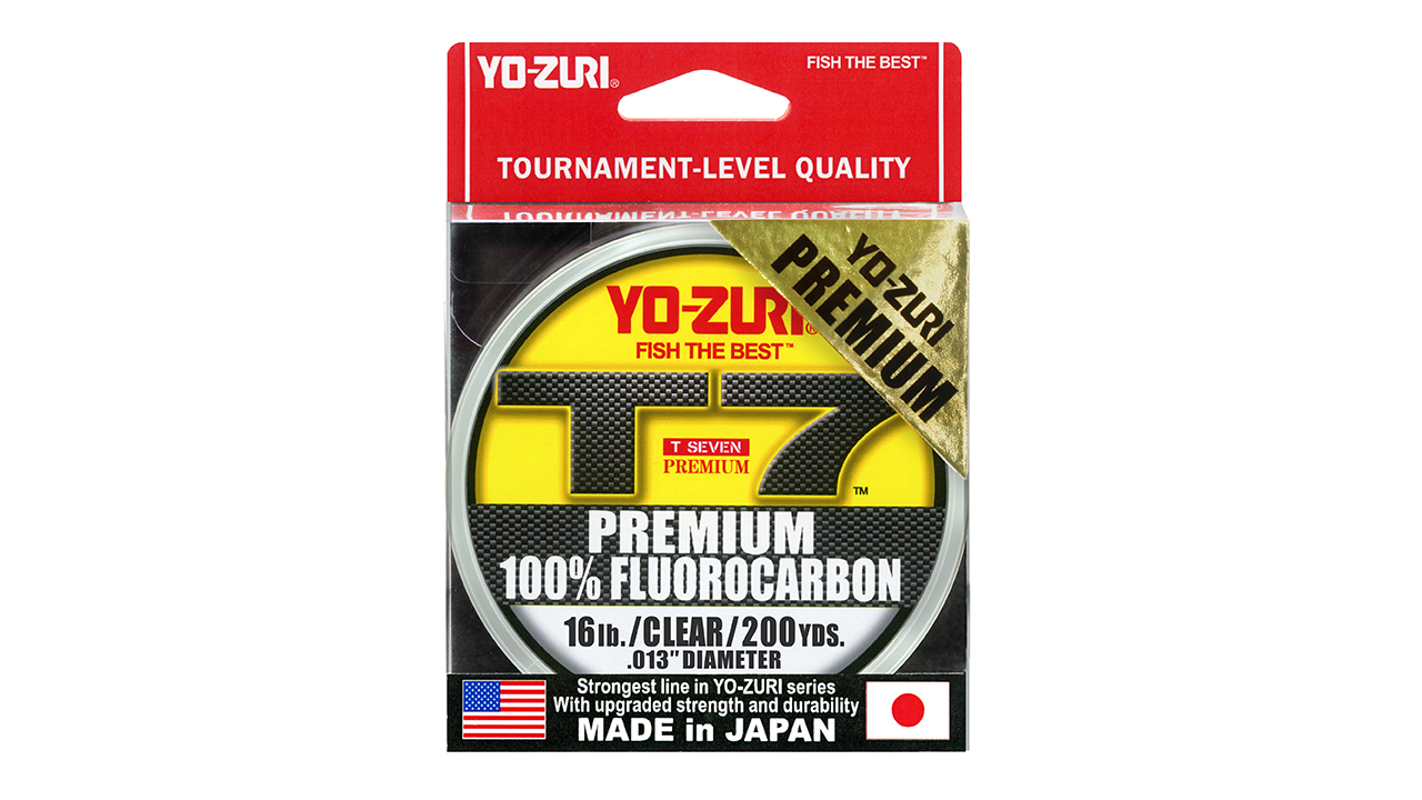 Yo-Zuri T7 Premium Fluorocarbon 200 Yards Clear Japanese Bass