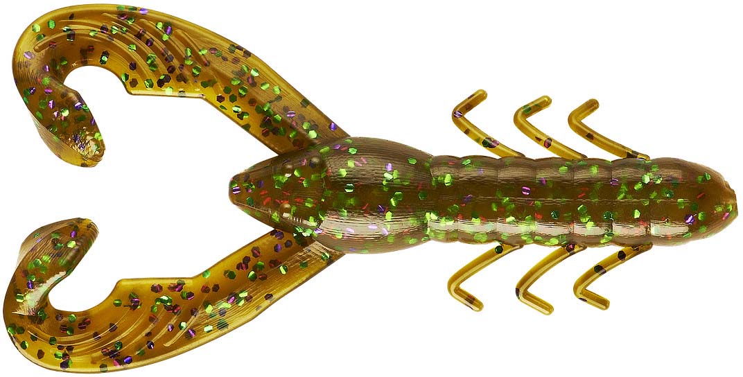 YUM Christie Craw 3 1/2 inch Soft Plastic Craw Bass Fishing Soft Bait